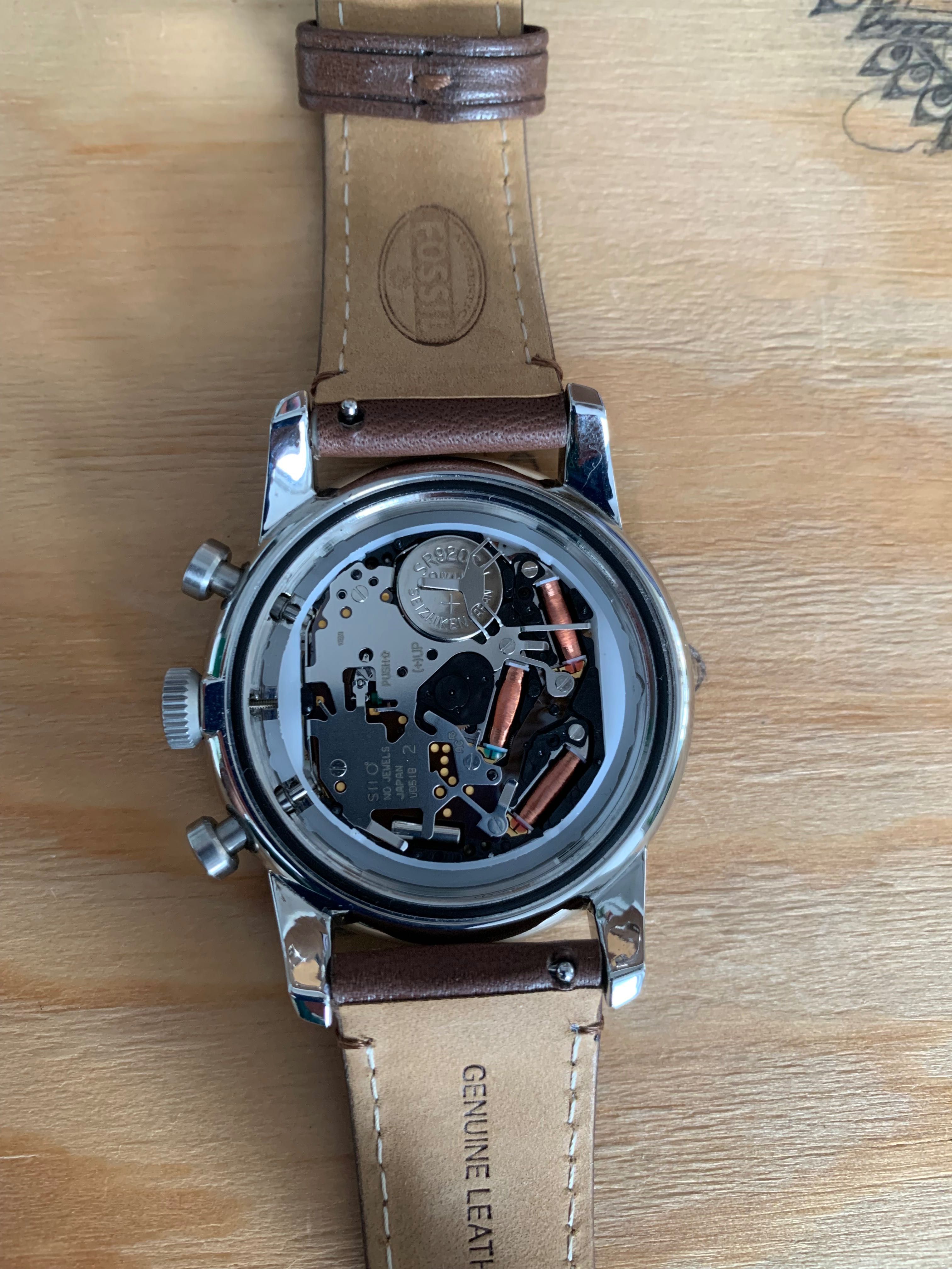 Fossil Men's Townsman FS4872 - elegancki chronograf