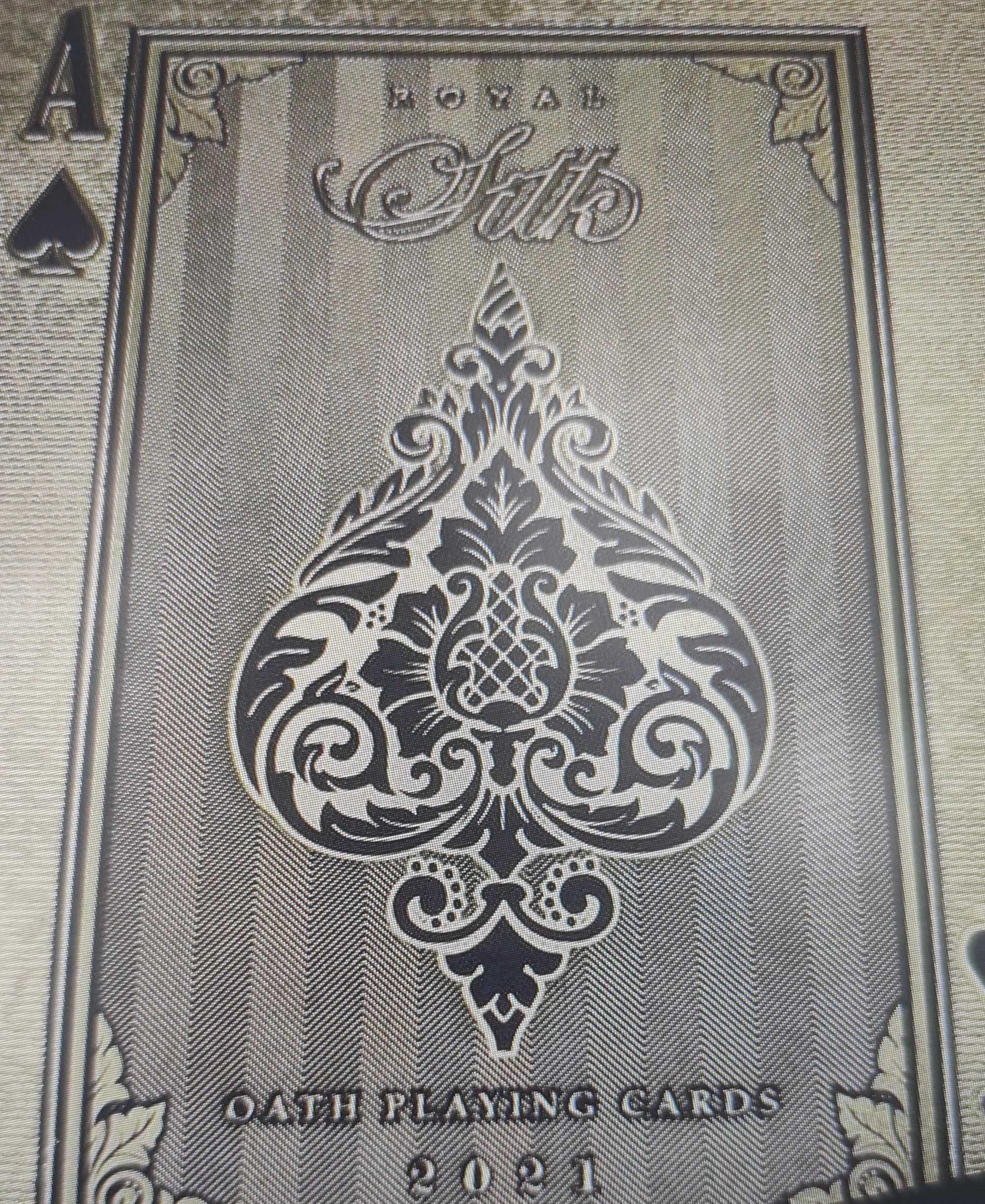 Baralho cartas coleção Lotrek’s ROYAL SILK by Oath Playing Cards