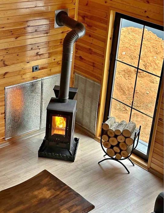 Камин буржуйка на пелетах в Квартиру. Дом