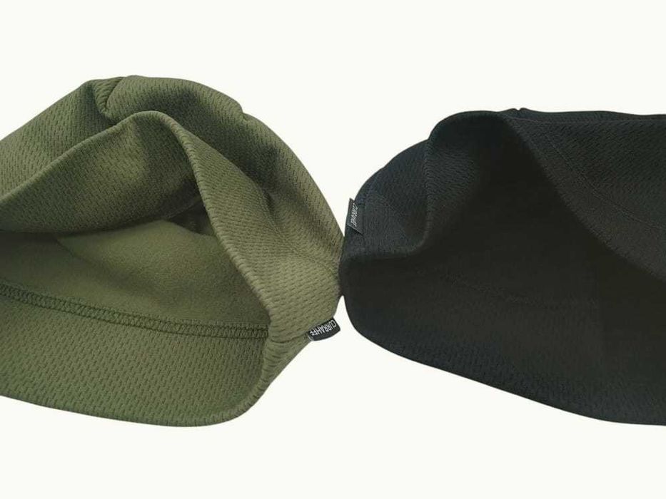 CZAPKA z dzianiny bioaktywnej QSKIN (ciepła, antybakteryjna) pod hełm