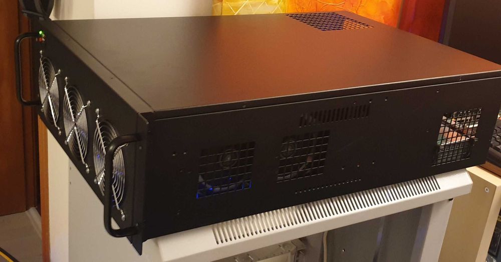 Mining Rig Completa 340Mhs 6 graficas Sapphire Nitro +5700XT Garantia64739569880323123