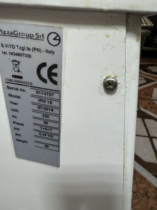 Тестомес PizzaGroup IFM 15