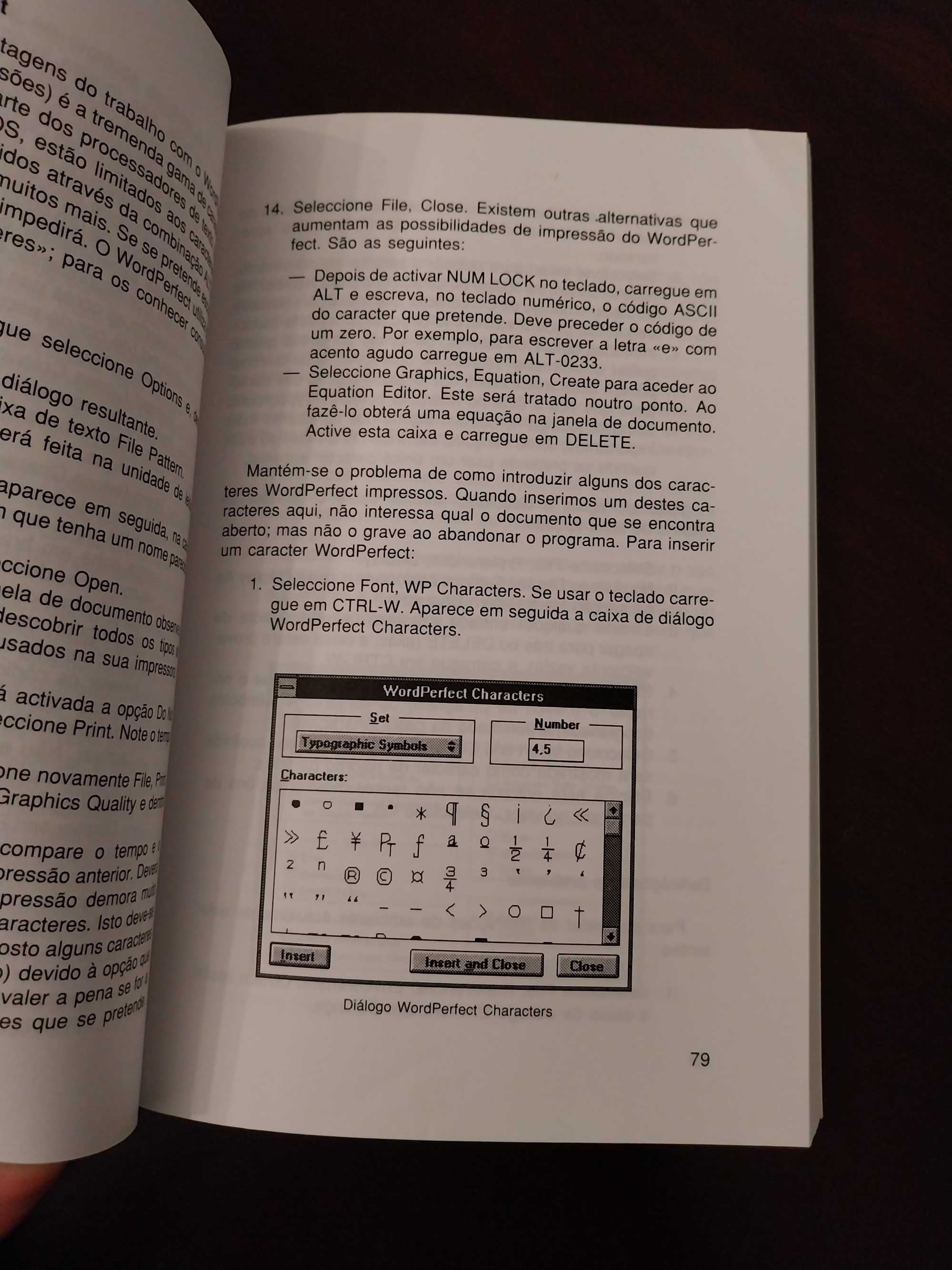 Wordperfect para Windows, de Arthur Tennick, colecção sistemas 62