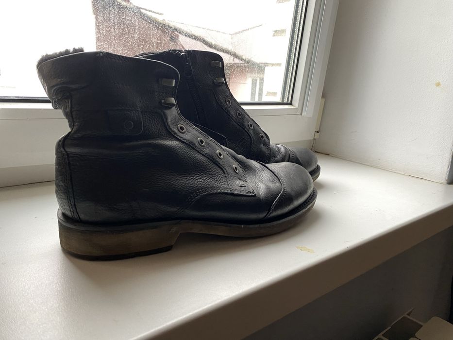 Зимові черевики з натуральної кожи від фірми  Ecco