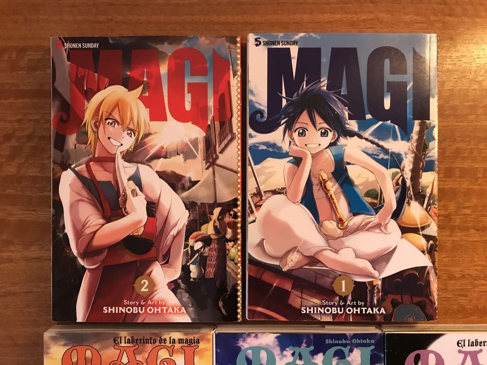 Magi: the Labyrinth of Magic vol 3 4 5