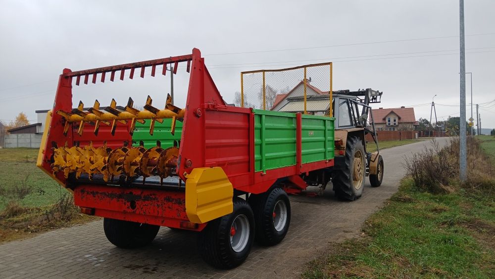 Sprzedam Rozrzutnik Obornika Jolmet Warfama 6 ton tandem jak Nowy