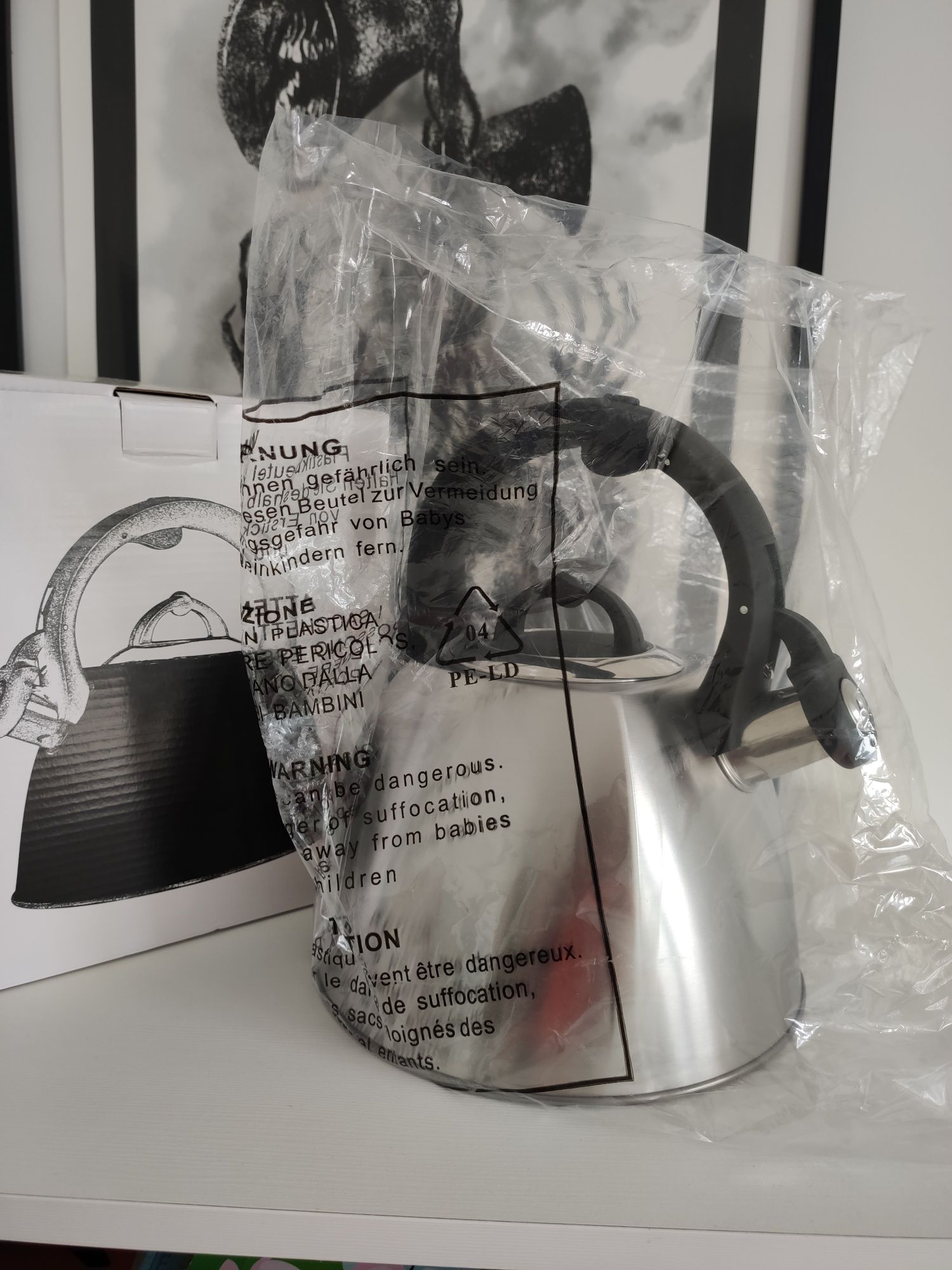Nowe czajnik z gwizdkiem,3L(Anya sand