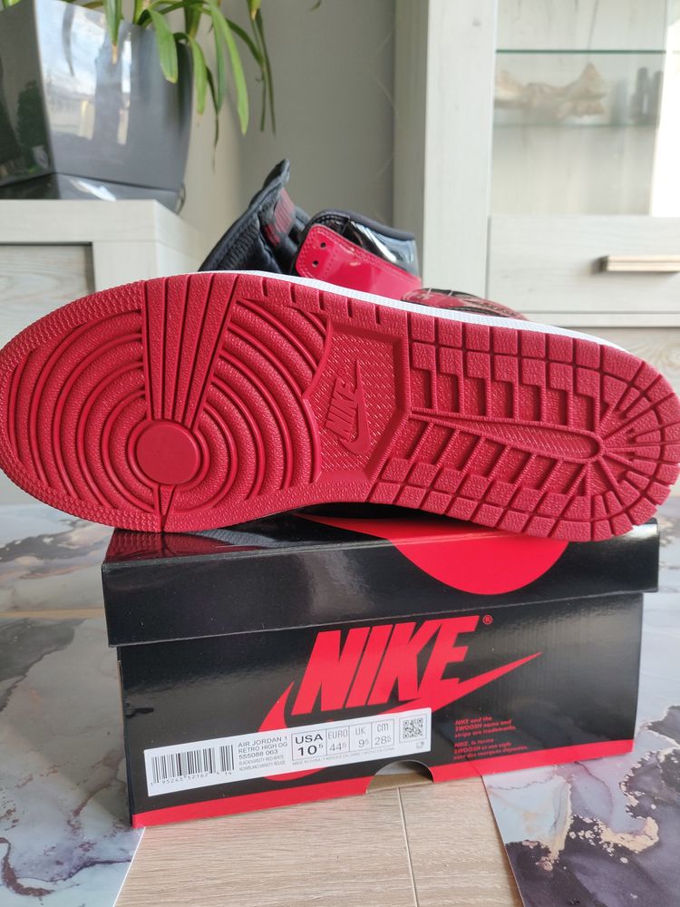 Nike Air Jordan 1 Patent Bred 44,5EU (10.5US)