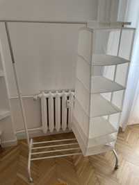 Ikea Skubb wisząca półka z 6 przegrodami biała