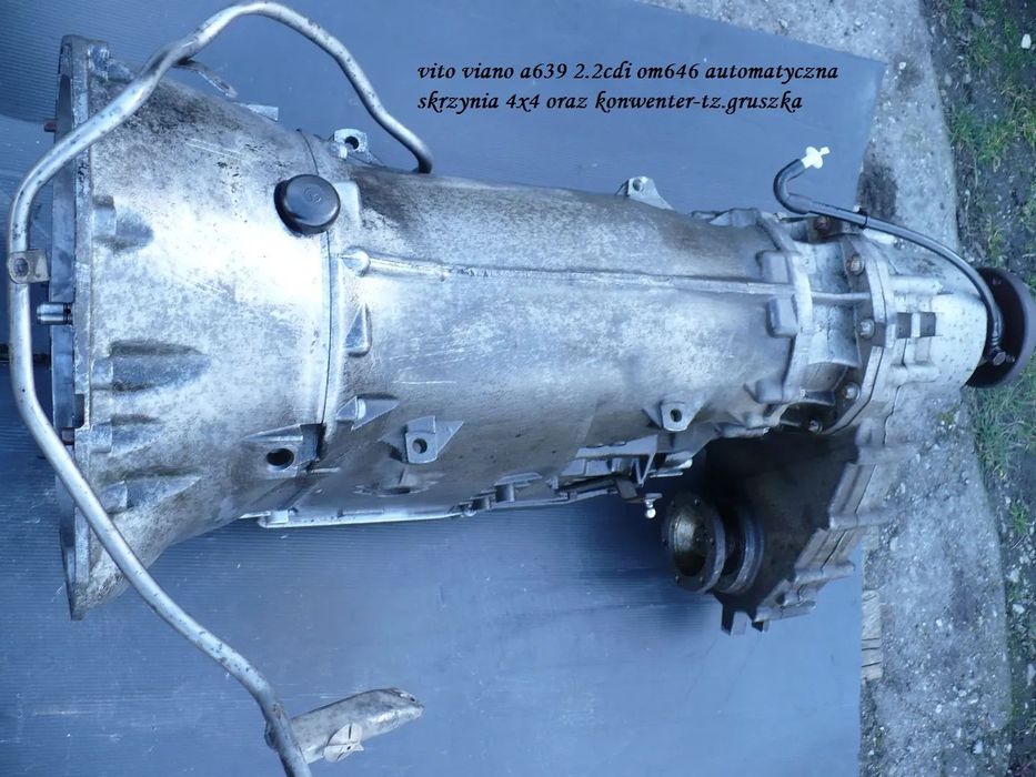 vito viano A639 2.2CDI SKRZYNIA BIEGOW 4X4 ORYGI.EU.