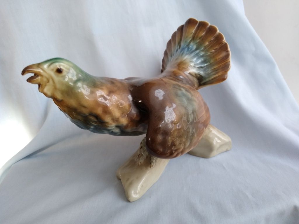 Royal Dux figurka porcelanowa ptak