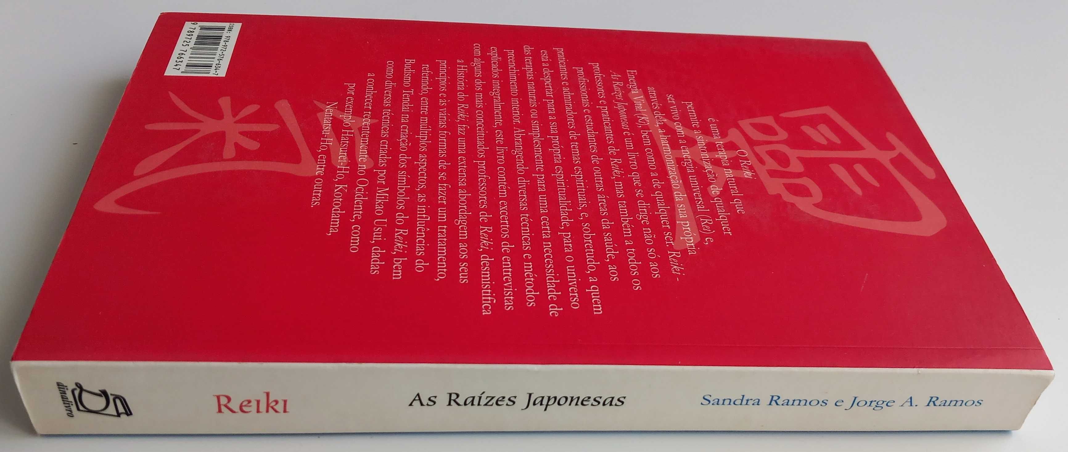 Livro Reiki As raízes japonesas de Sandra e Jorge Ramos [Portes Inc]