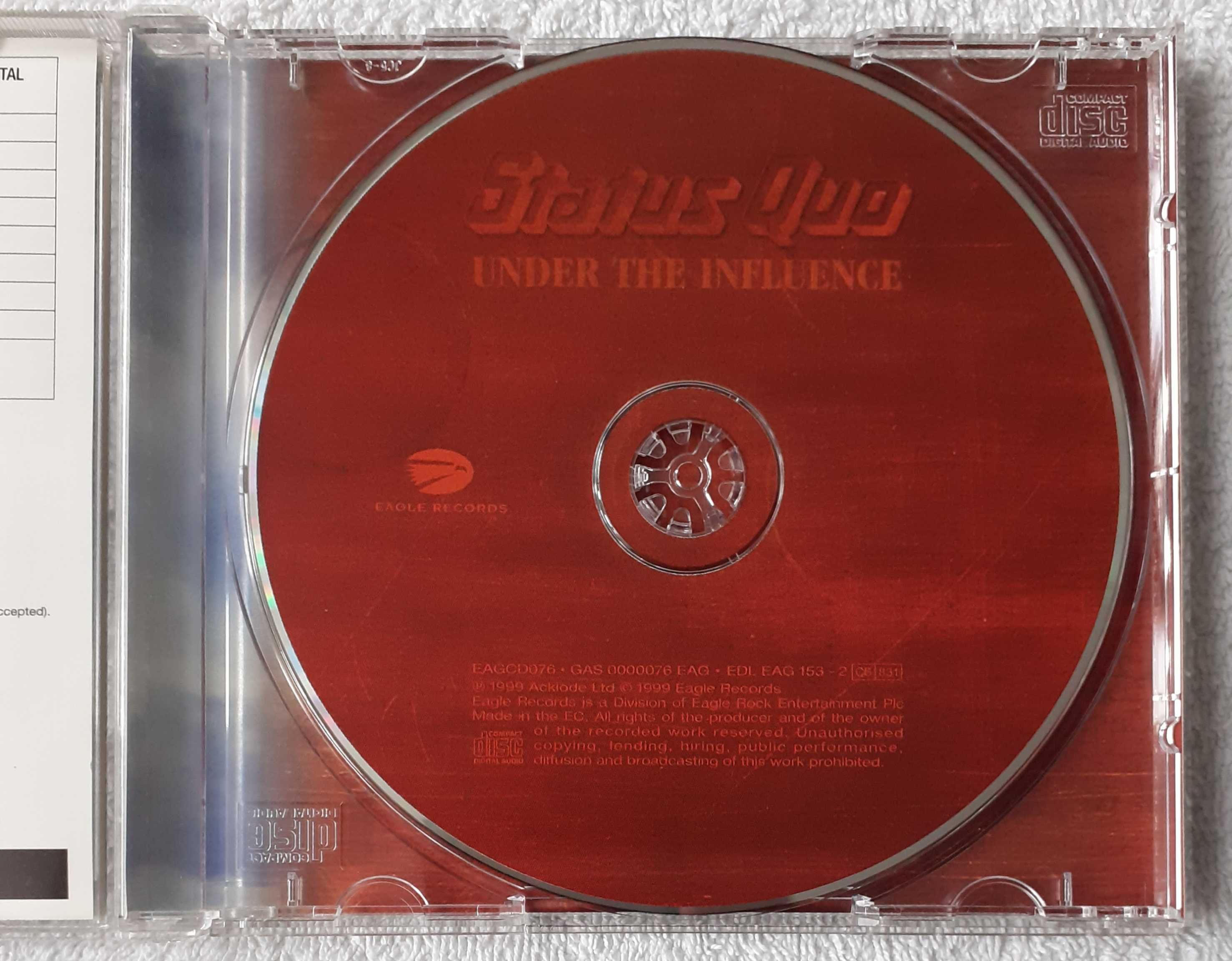 Status Quo – Under The Influence (CD, Album) plus GRATIS