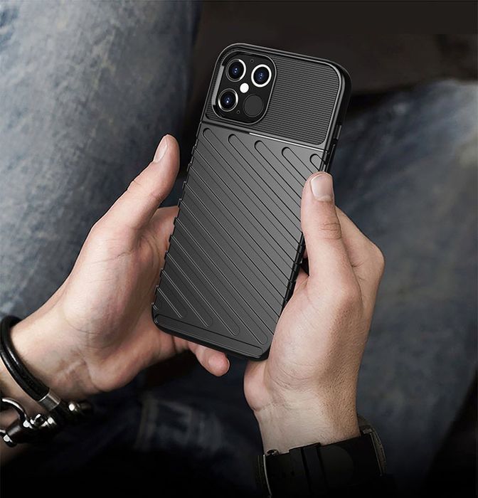 Etui Pancerne Thunder Case do iPhone 12 Pro / 12 - Zielony