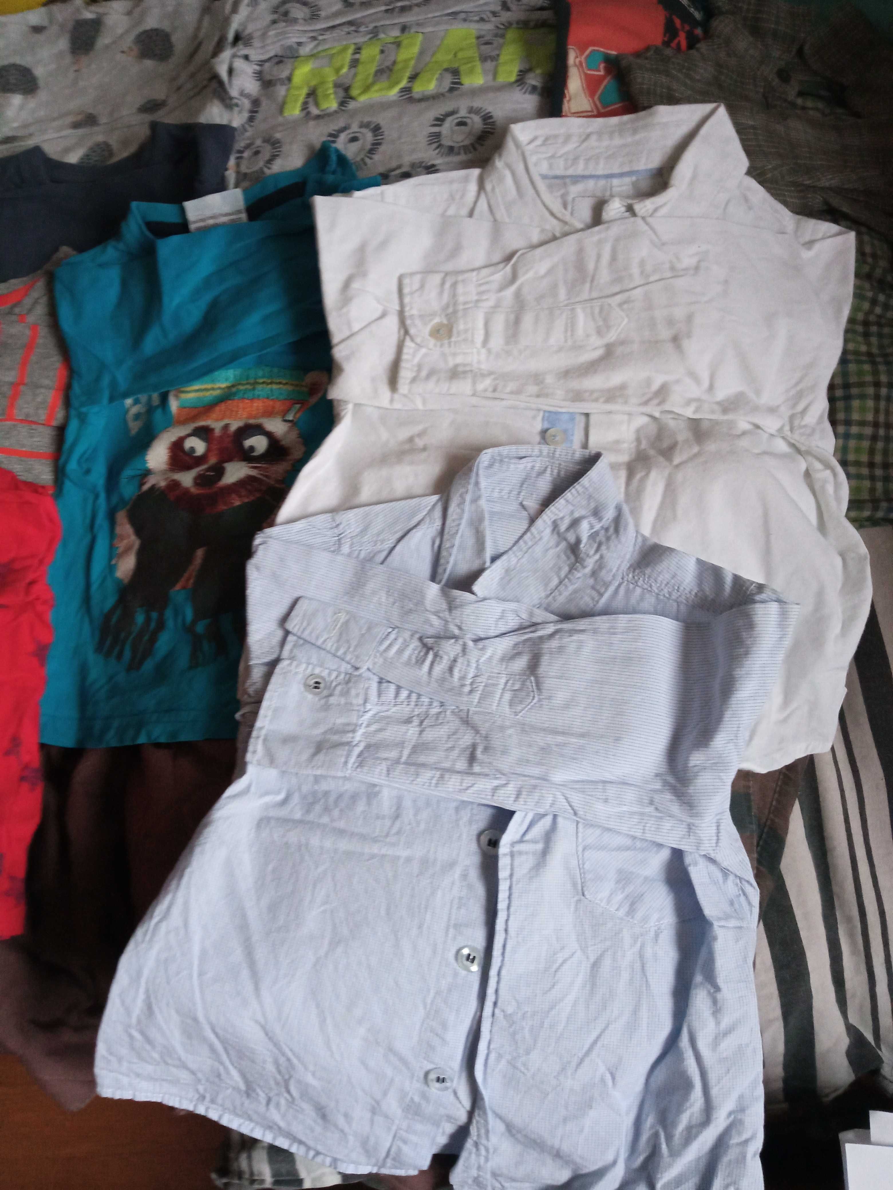 Bluzki, koszule z długim rękawem chłopięce rozmiar 92