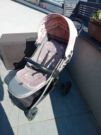 Wózek spacerowy Baby Design Wave pink różowy