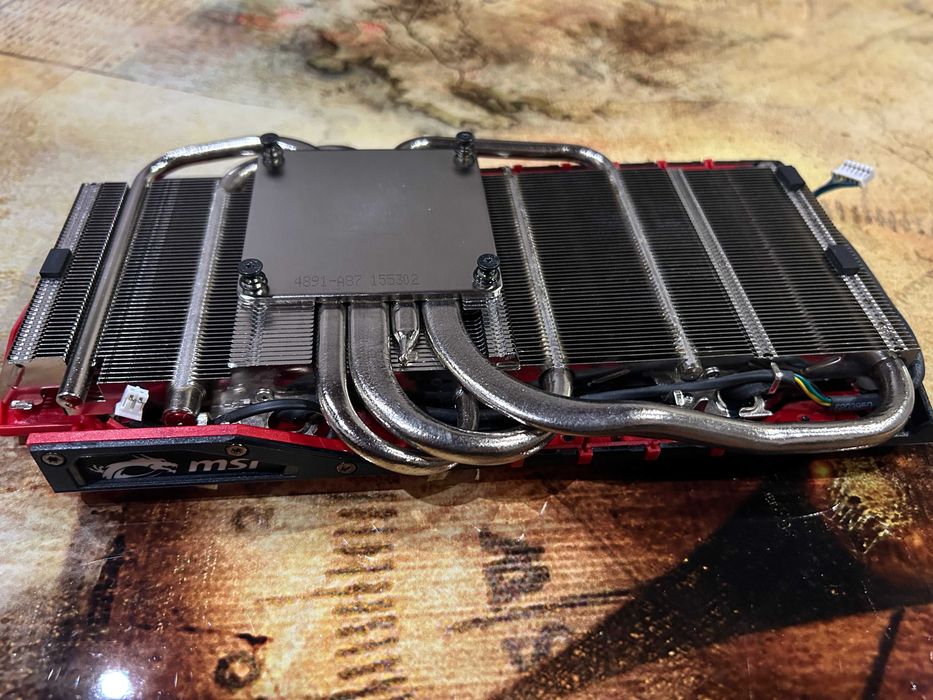 Відеокарта MSI GTX 980 Gaming система охолодження