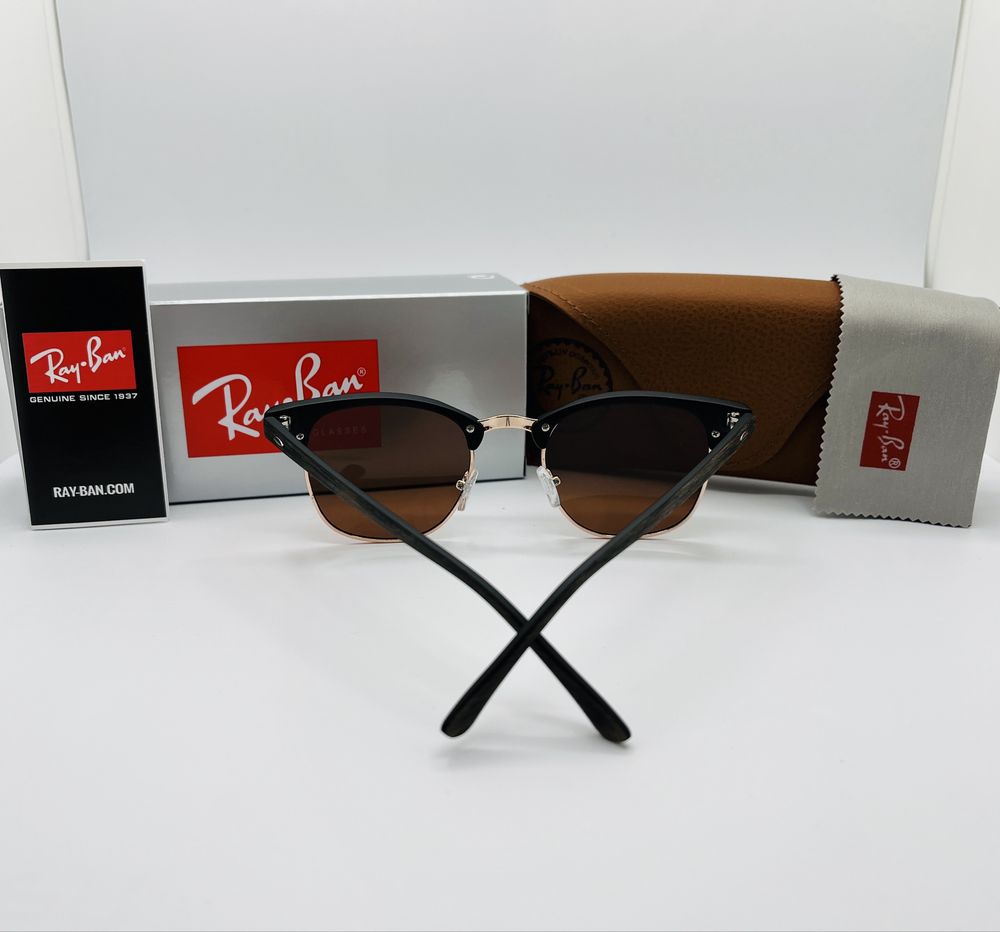Солнцезащитные очки Ray Ban Clubmaster 3016 Wood Brown|Brown