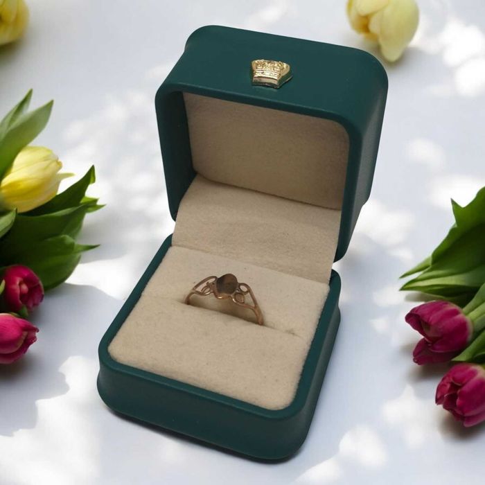 Złoty pierścionek w stylu retro 1,05 (G) / ROZMIAR 20 / Próba 333