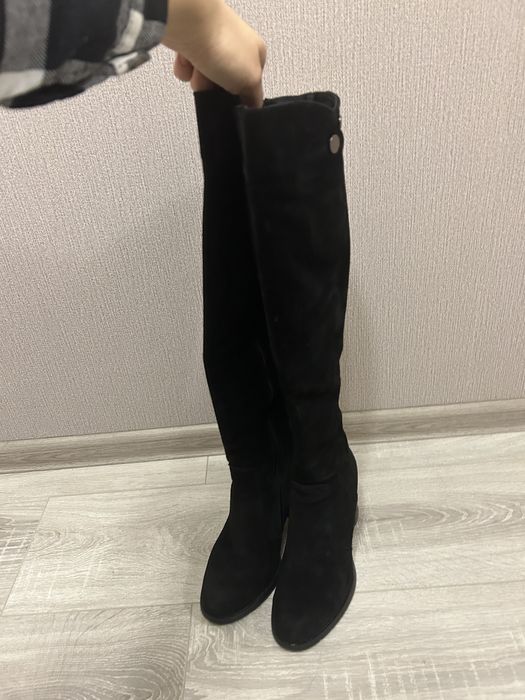 Ботфорти замшеві