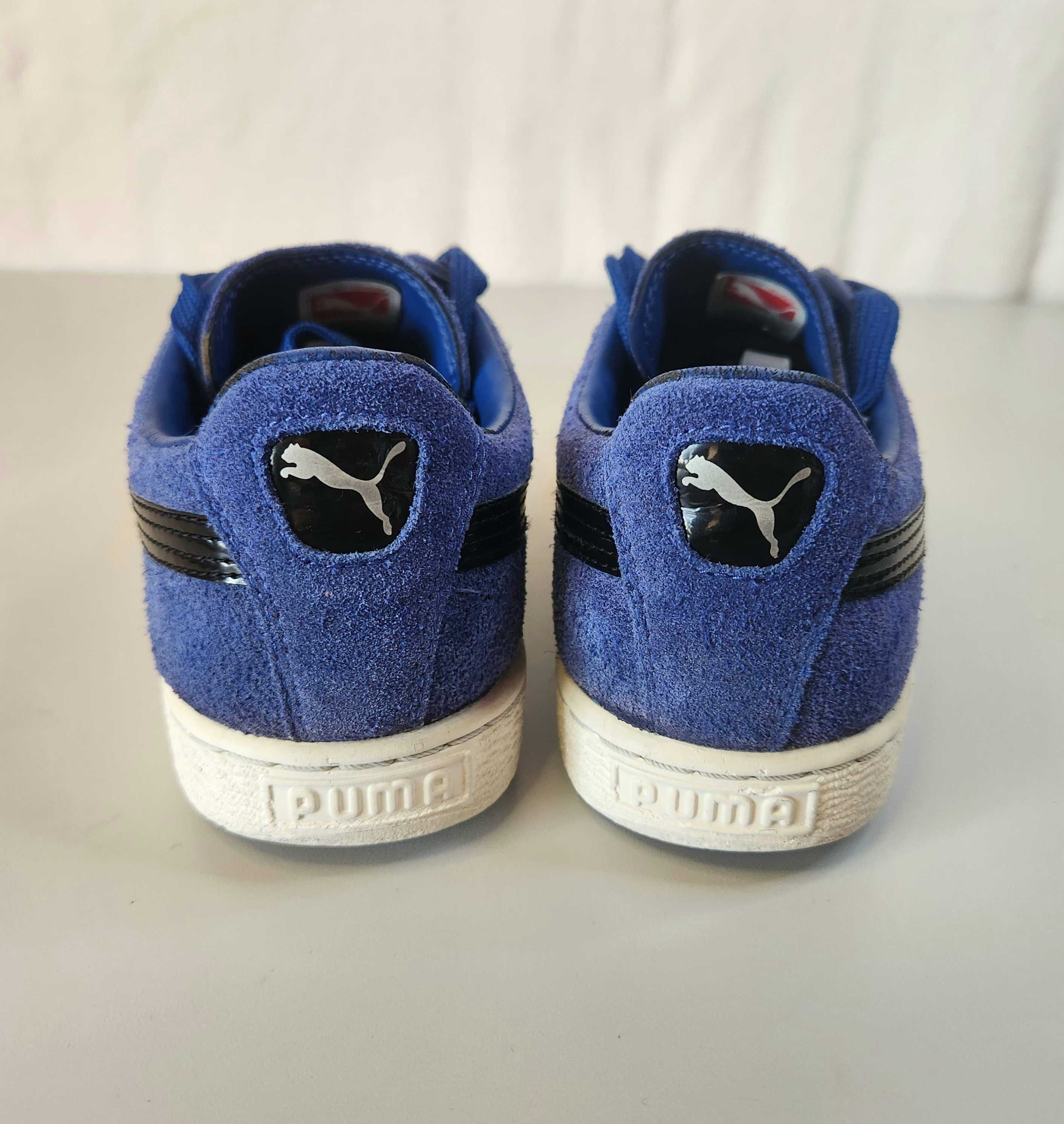 Puma Suede Niebieskie Zamszowe Męskie Buty Trampki Sneakersy 40,5