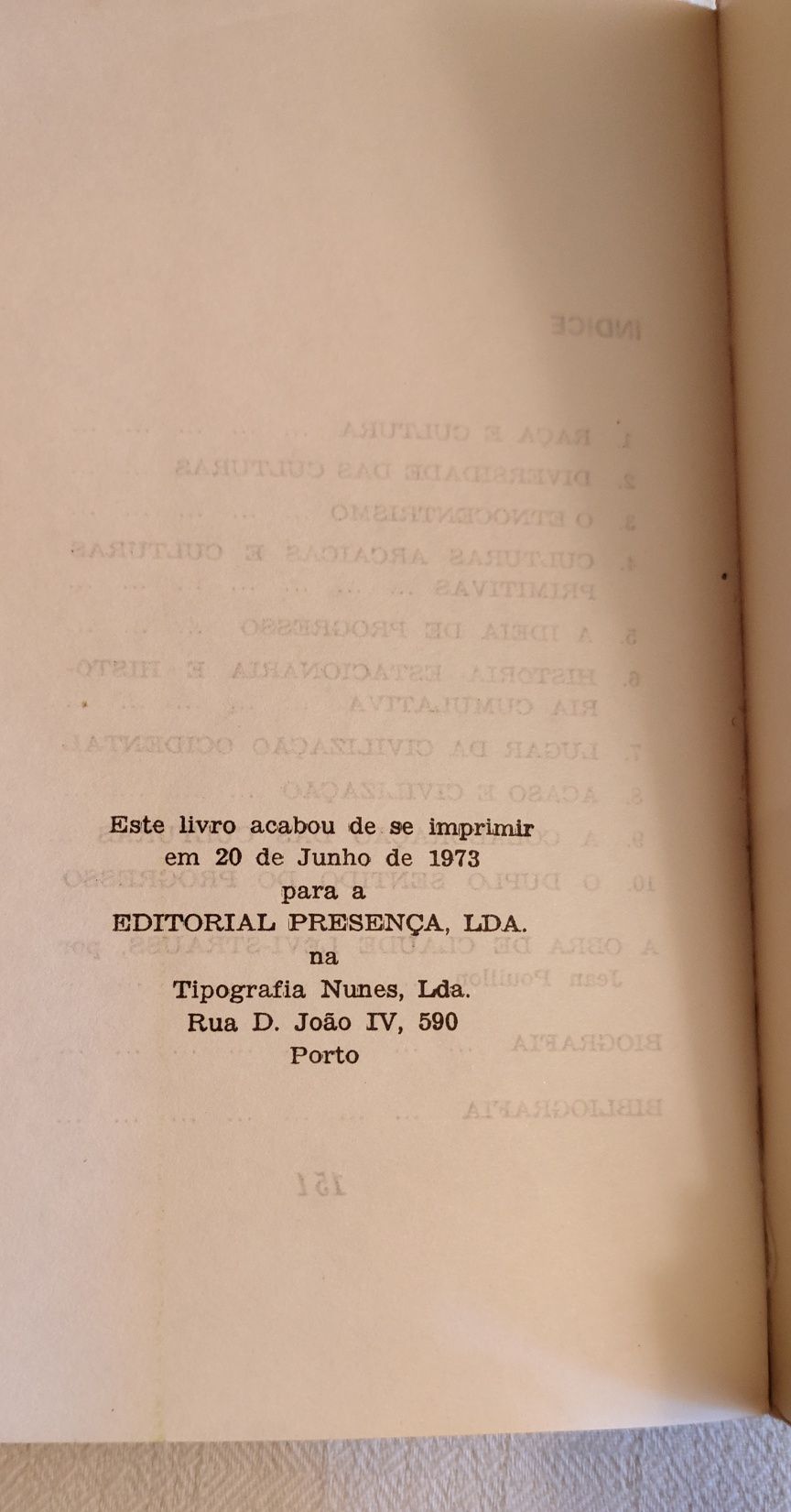 Raça e história - Claude Lévi- Strauss