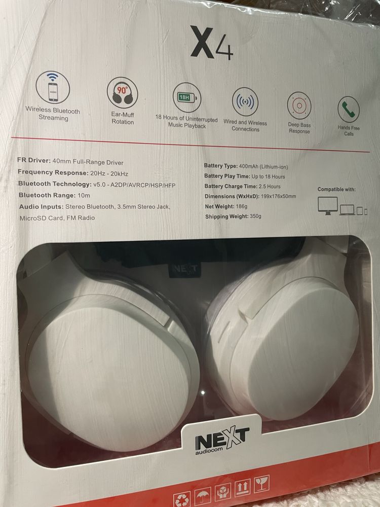 Vendo Headphones X4- Novo