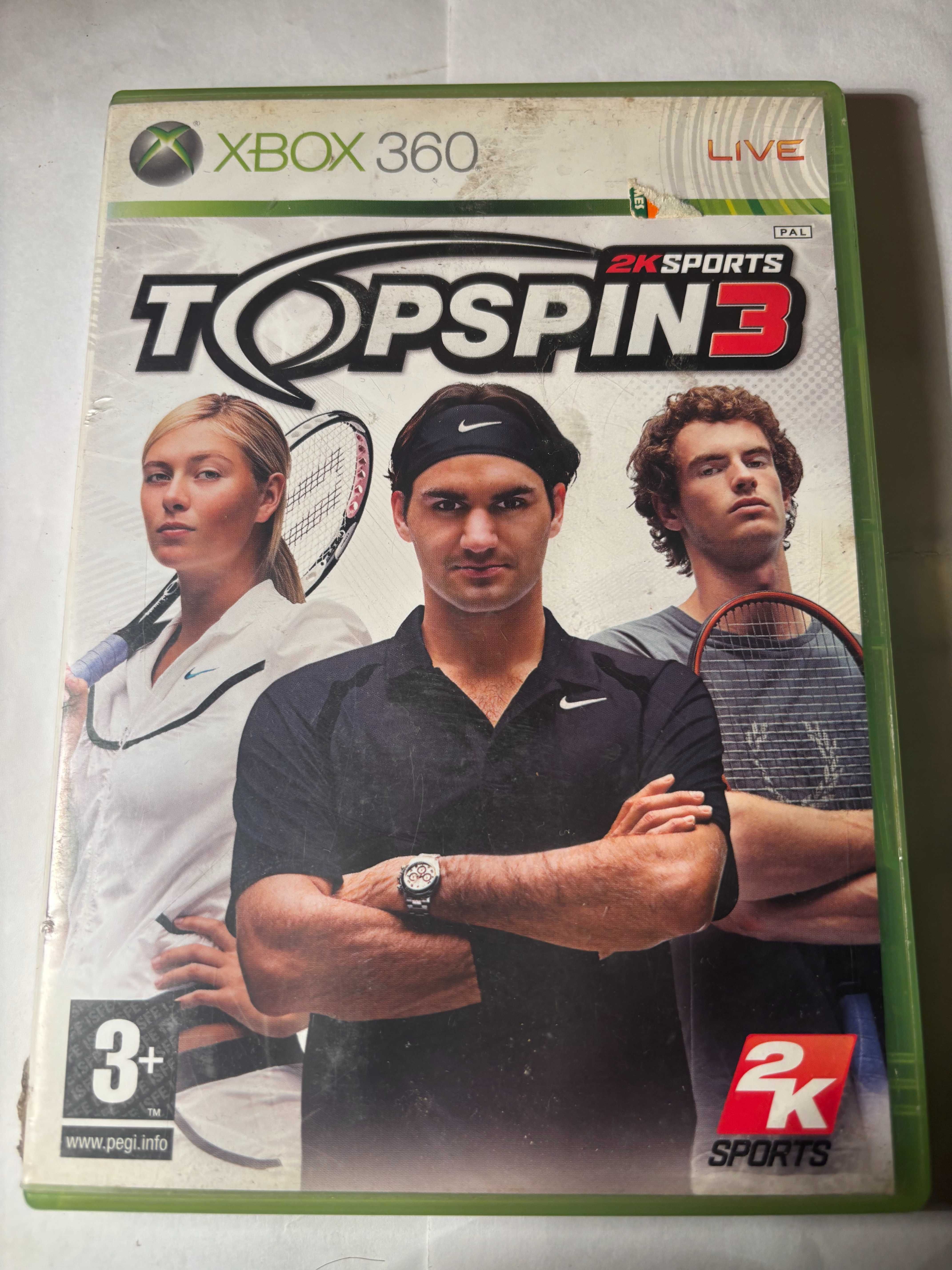 Gra Topspin 3 Xbox 360 + gratis
