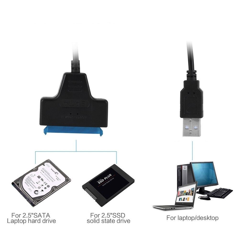 Перехідник кабель USB 3.0 для 2,5" HDD/SSD дисків