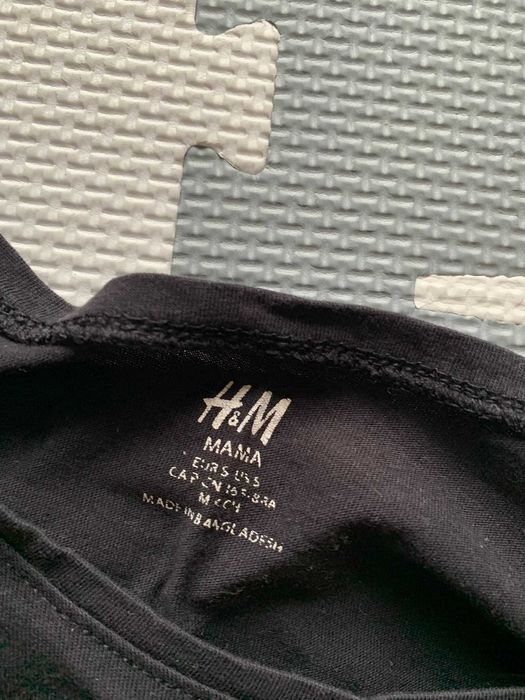 koszulka tshirt t-shirt ciążowy h&m mama
