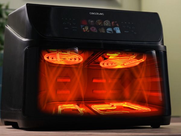 Frytkownica beztłuszczowa cecotec duoheat 10000, 10l