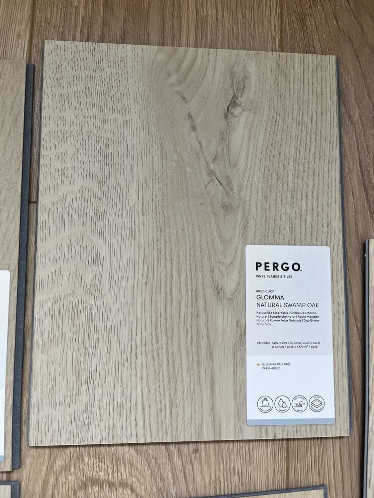 Próbki pergo winylowe