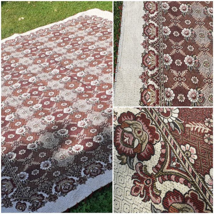 Kapa narzuta kilim ogromny Nowy dwustronny z fredzlami 250x205cm