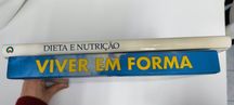 2 livros "Viver em forma todo o ano + Dieta e Nutrição"