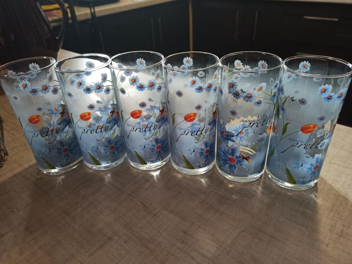 Стаканы стакани фужери склянки сервіз  подарунковий набір сервиз