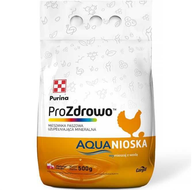 Karma,pasza,witaminy dla kur niosek PROZDROWO - AQUA NIOSKA, 2 x 0,5kg