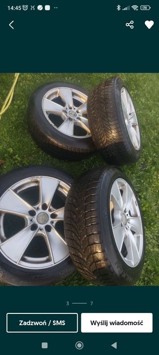 Koła felgi opony BMW x3 225/55/18