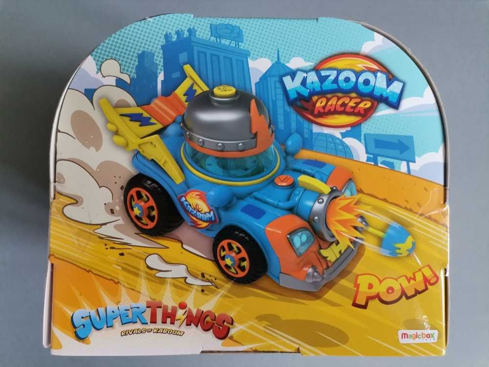 Super Zings Things Kazoom Racer pojazd i figurka Kid Kazoom