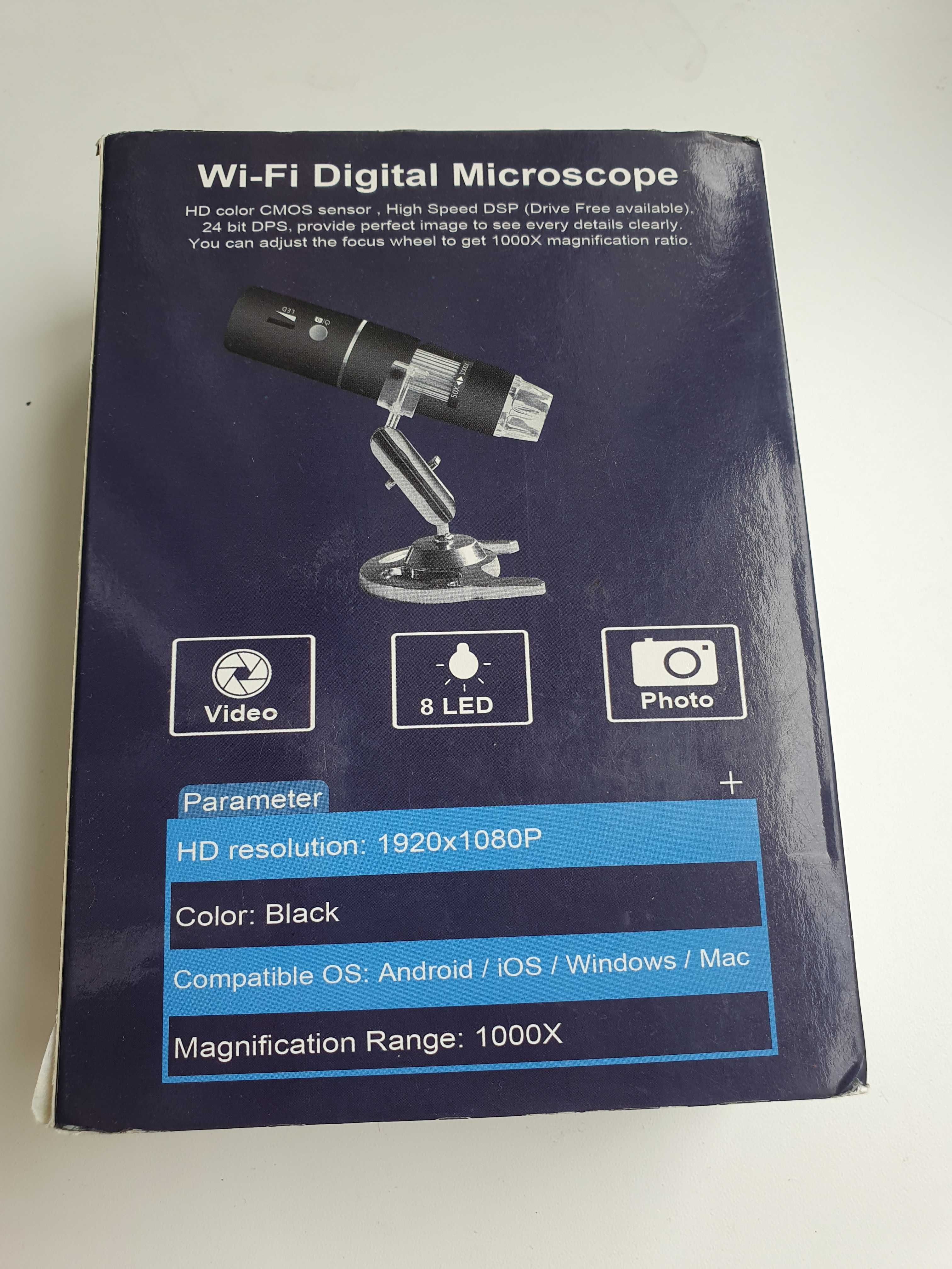 Мікроскоп бездротовий Wifi цифровий, Skybasic 50X-1000X