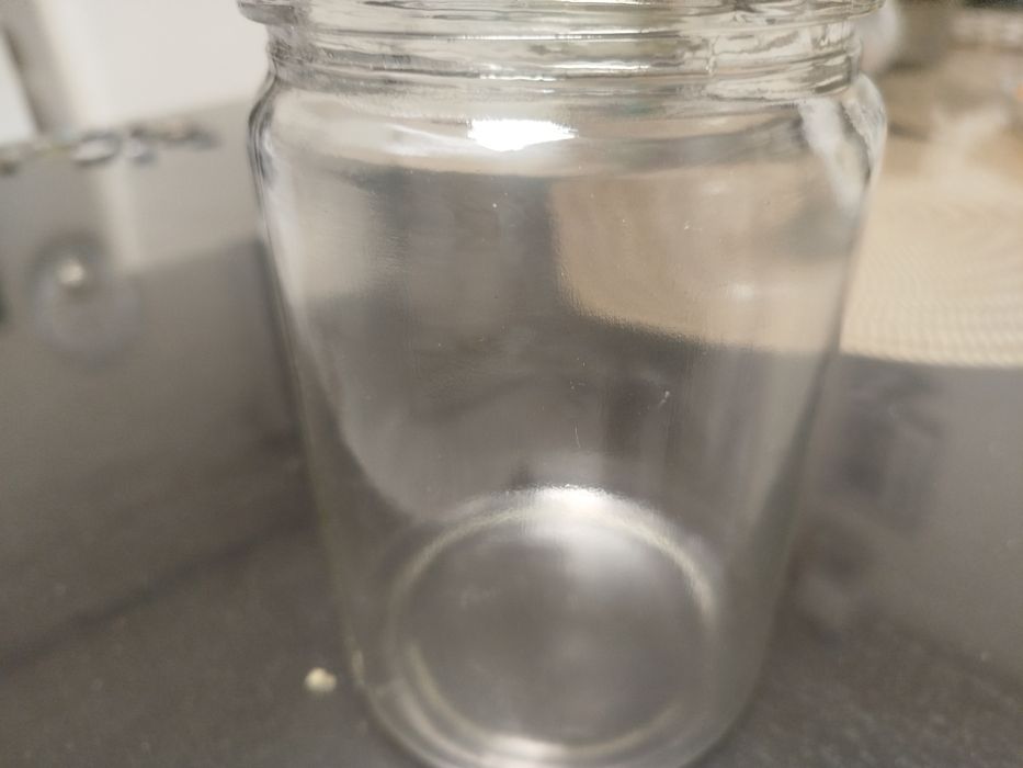 Słoik  szklany  dawnych lat  16 cm