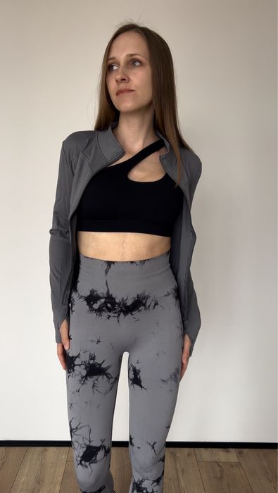 Лосини пуш ап, рашгард спортивний, фітнес костюм