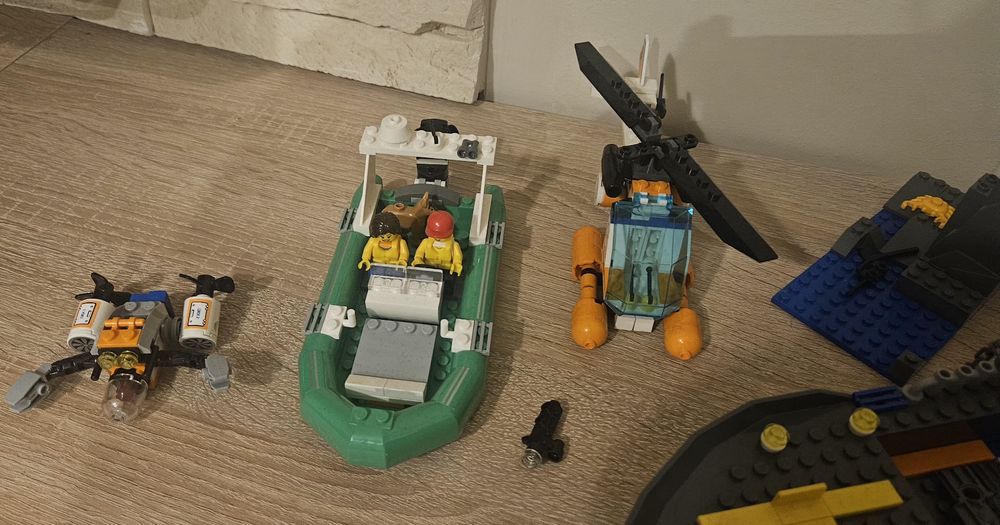 Klocki lego - zestaw 60014 Patrol straży przybrzeżnej