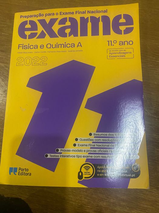 Livro preparação Física química 11 ano