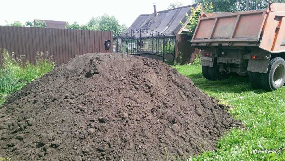 Отсев, песок, щебень, экскаватор, вывоз мусора, хлама, Зил, Камаз