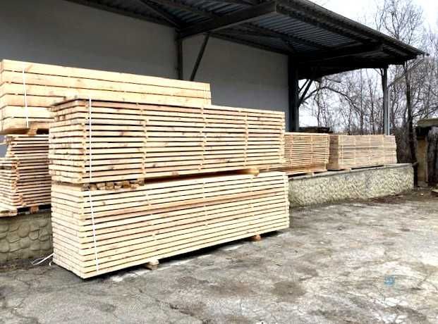Пиломатеріали від виробника — дошка обрізна, рейка, брус 1 сорту
