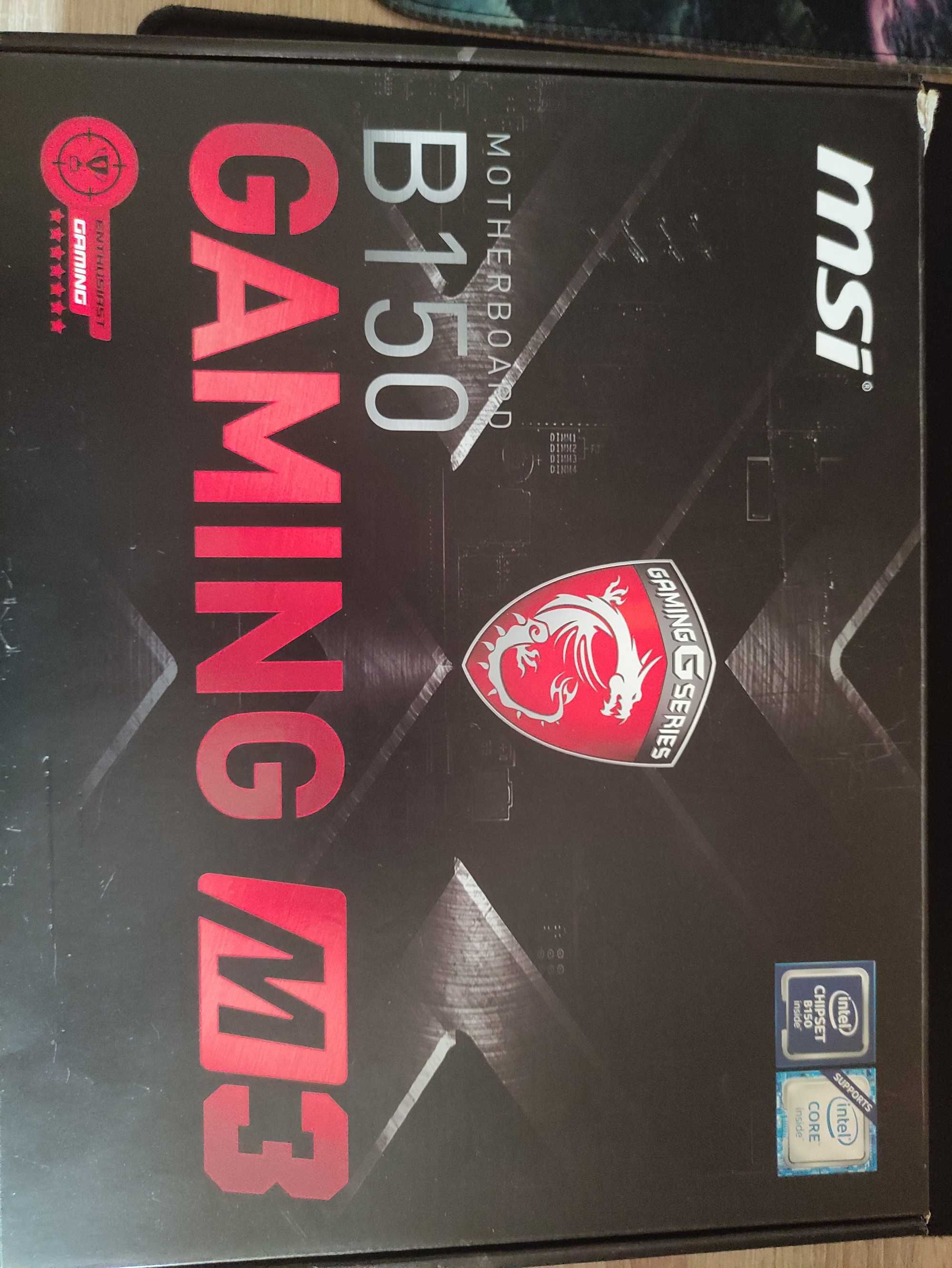 Płyta Główna MSI B150 Gaming M3 Procesor I5-7400 3GHz i chłodzenie