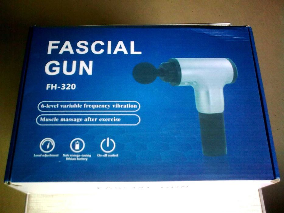 Массажер Fascial Gun, Перкуссионный Ударный для мышц. аккумуляторный