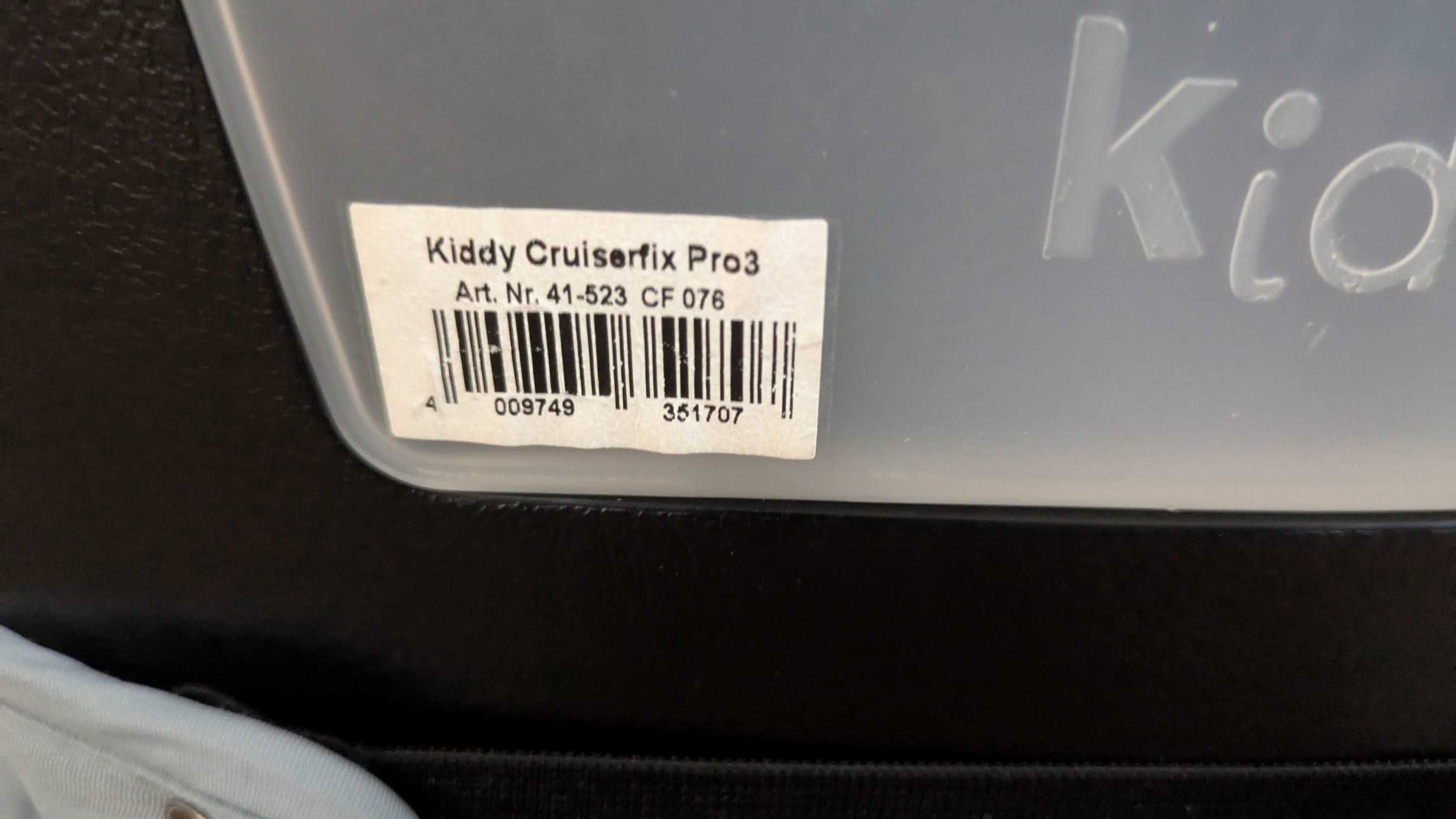 Fotelik samochodowy kiddy cruiserfix pro 3 15-36kg isofix