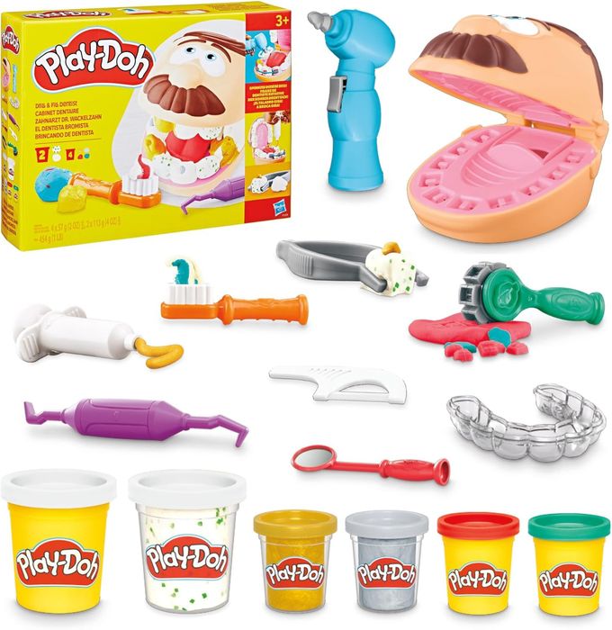 Play-Doh Drill ’n Fill Dentist Playset набір для гри-лікаря Стоматолог