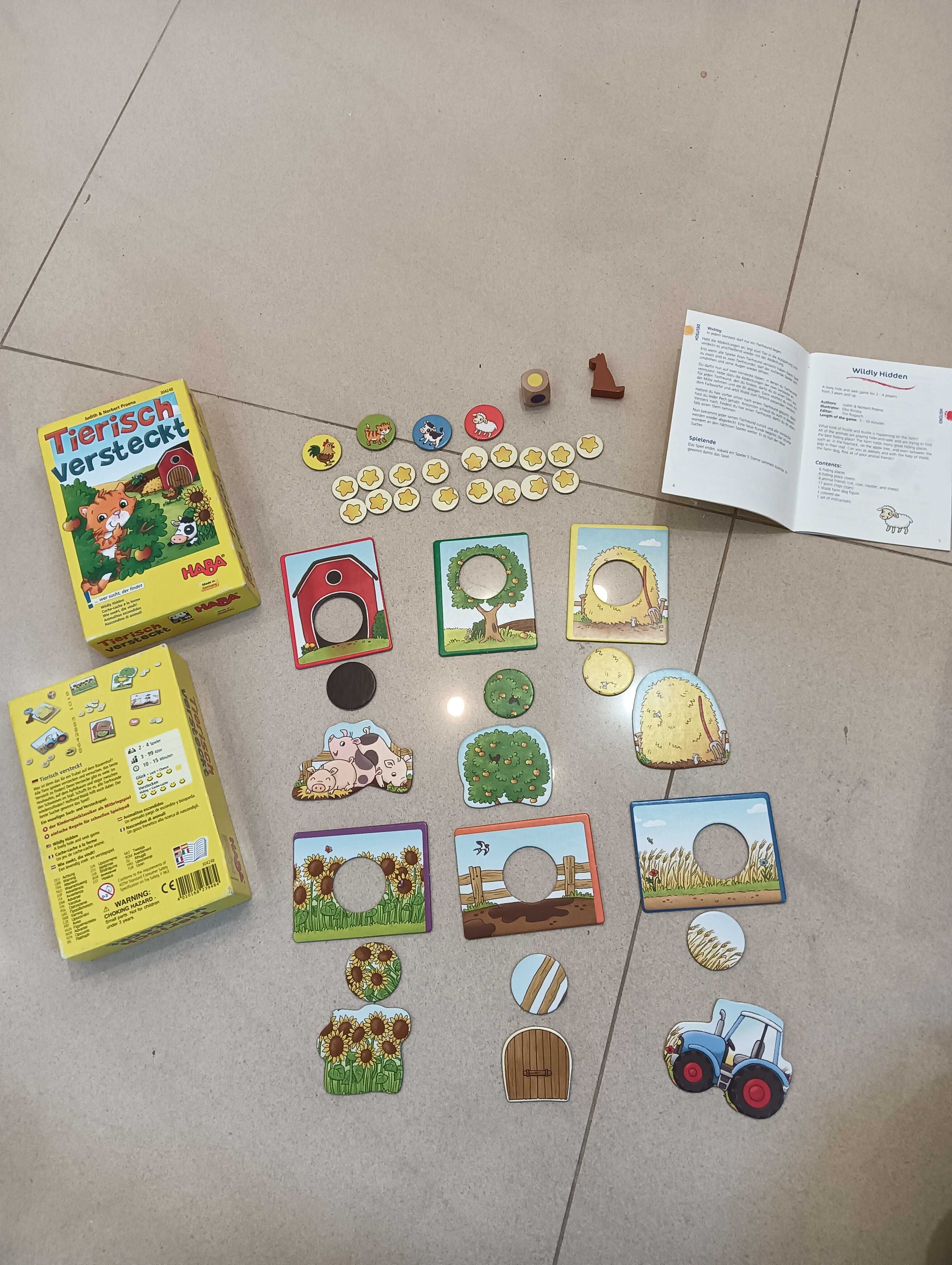 Gra Planszowa dla dzieci HABA Zabawa w chowanego 3+